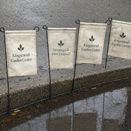 Garden flags with logo printing